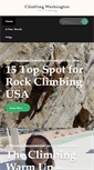 Mobile Screenshot of climbingwashington.com